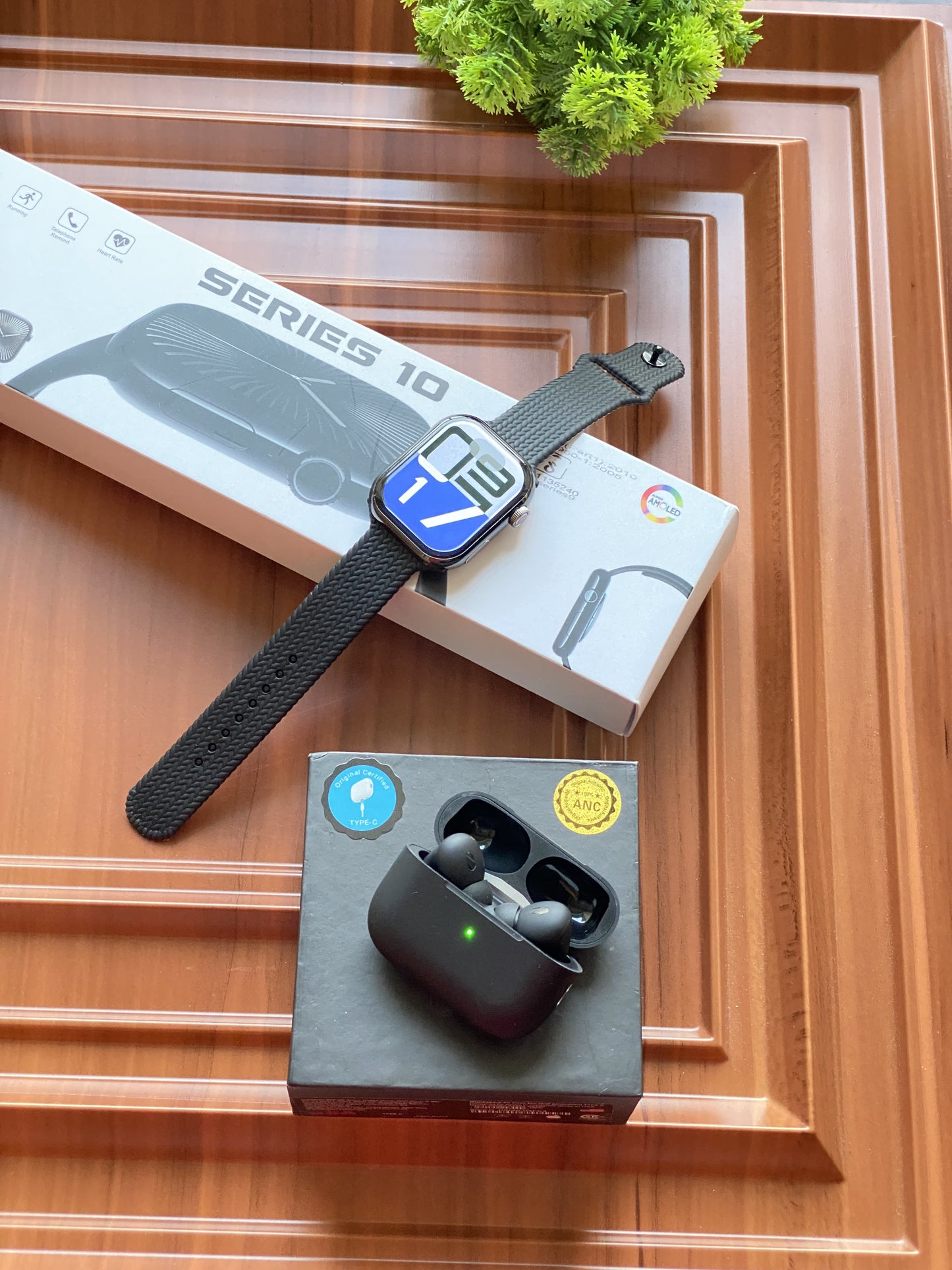 (COMBO) NR SERIES 10 LOGO WATCH + ANC NR PODS PRO 2